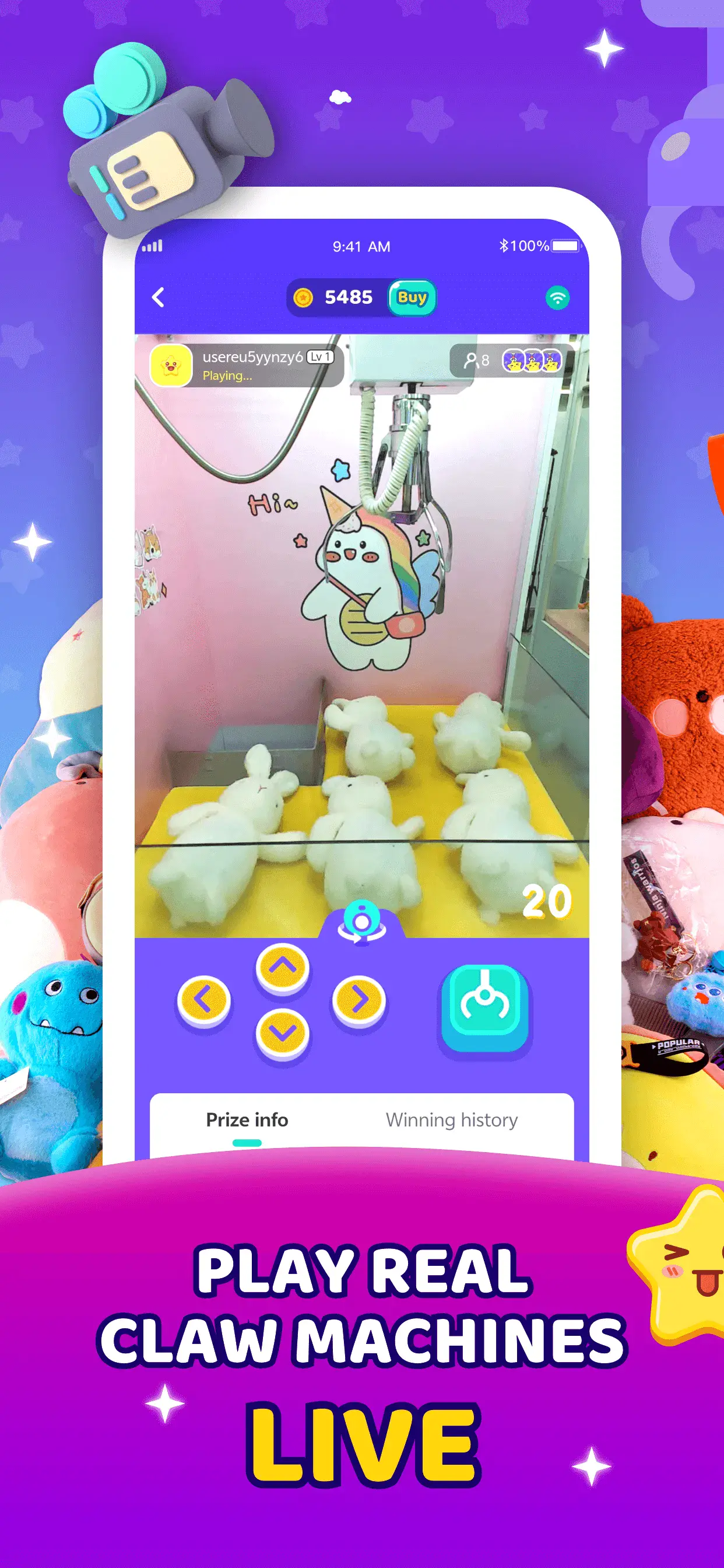 Claw Eden - Real Claw Machine screenshot 1