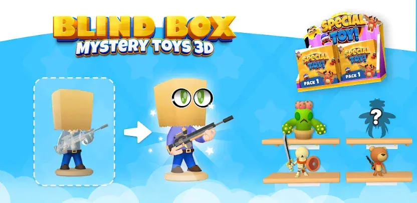 Blind box: Mystery Toys 3D