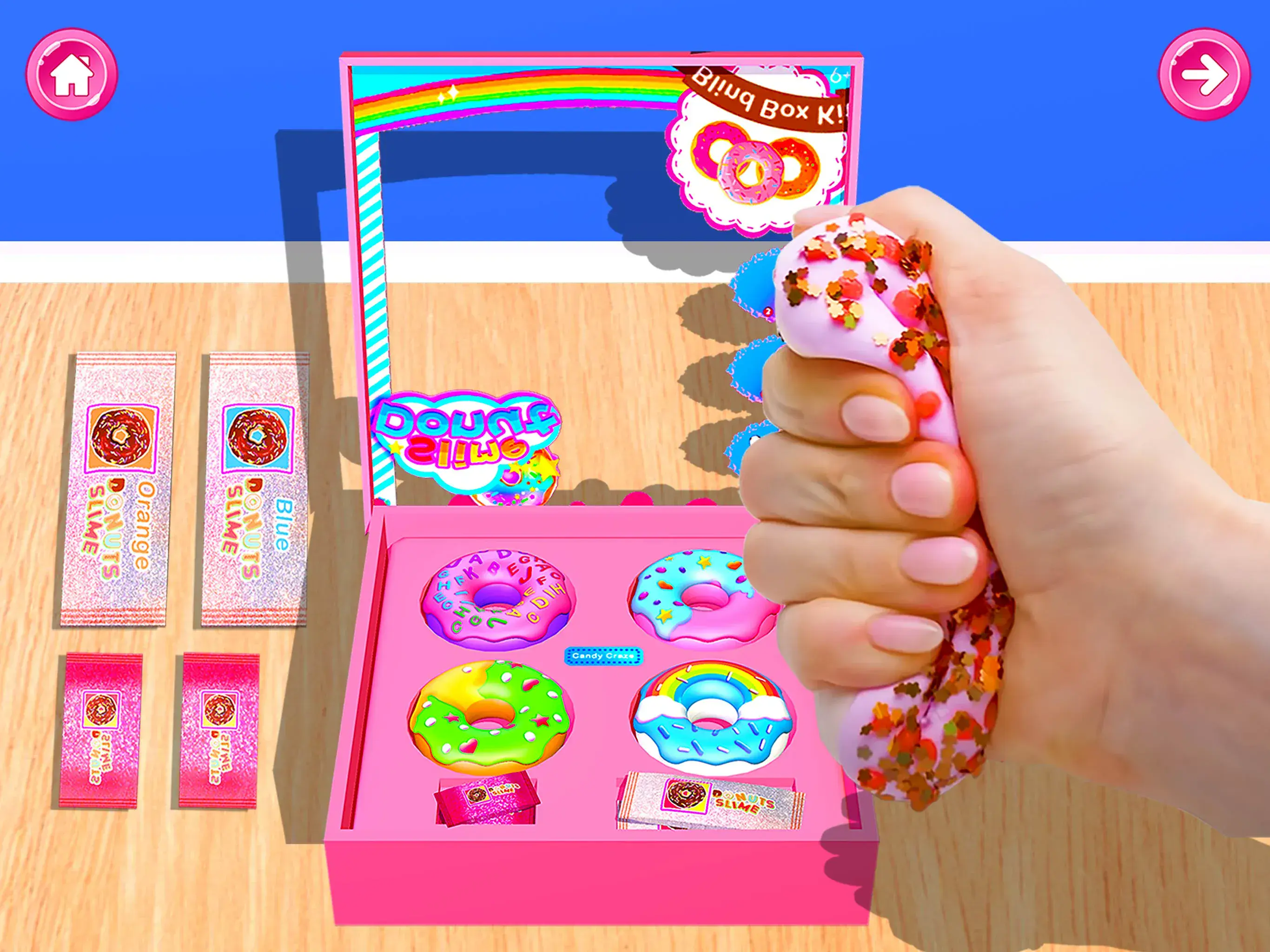 Donut Slime DIY Unboxing Games screenshot 1