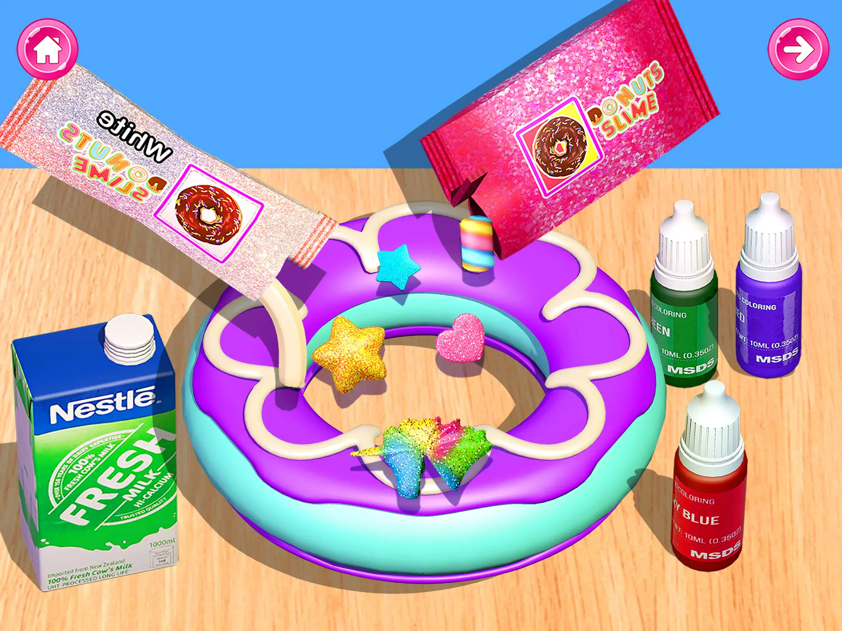 Donut Slime DIY Unboxing Games screenshot 5