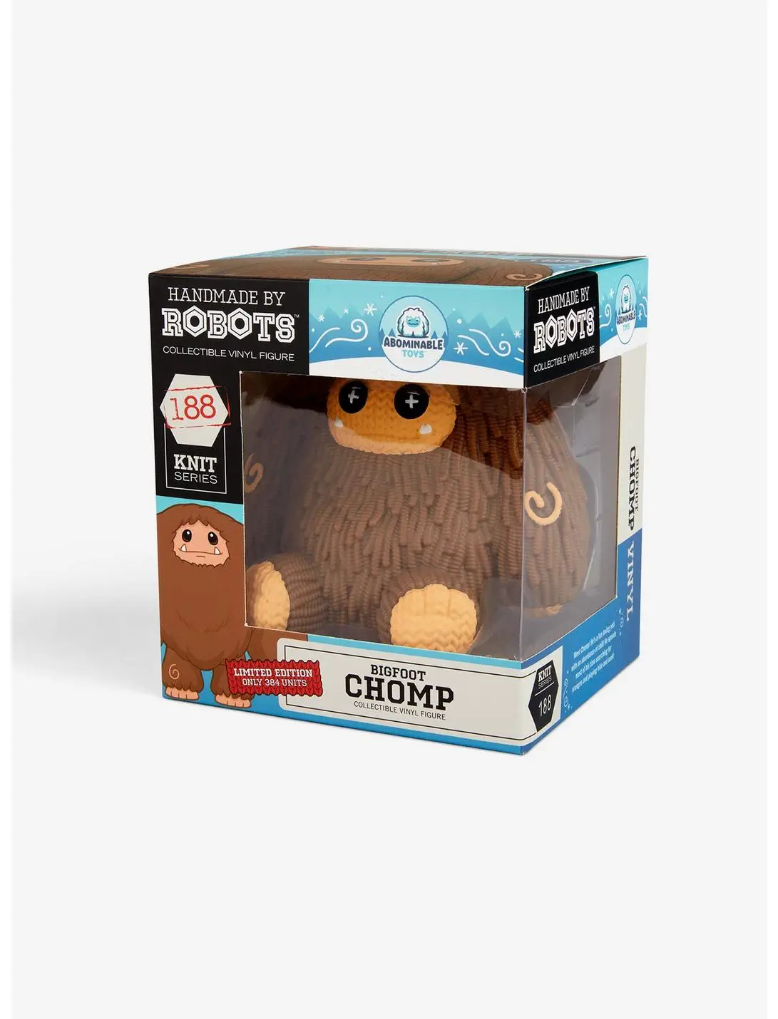 Abominable Toys Chomp Bigfoot 188 Limited Edition Handmade by Robots Vinyl Figure