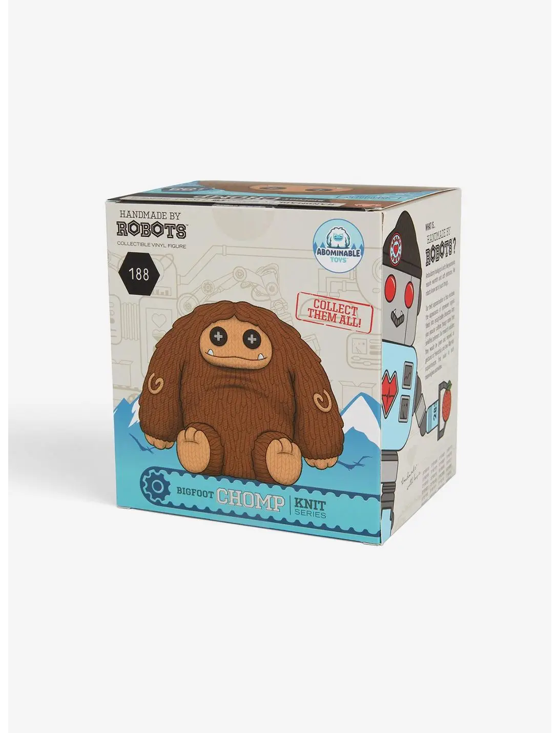 Abominable Toys Chomp Bigfoot 188 Limited Edition Handmade by Robots Vinyl Figure