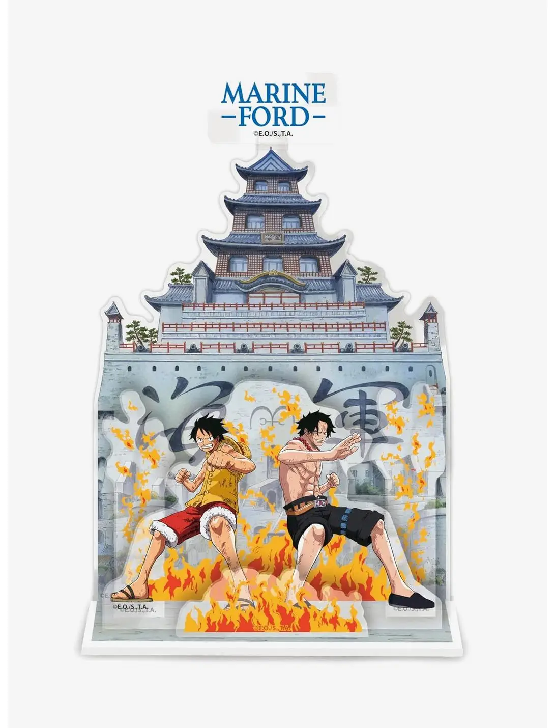 ABYStyle One Piece Acryl Marineford Acrylic Display