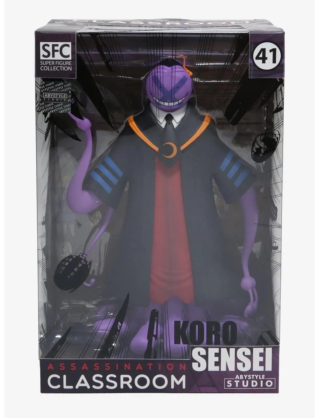 ABYStyle Studio Assassination Classroom Super Figure Collection Koro Sensei (Purple) Figure