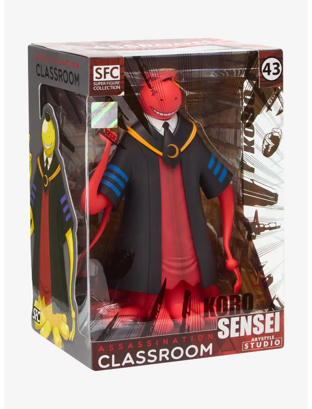 ABYStyle Studio Assassination Classroom Super Figure Collection Koro Sensei (Red) Figure