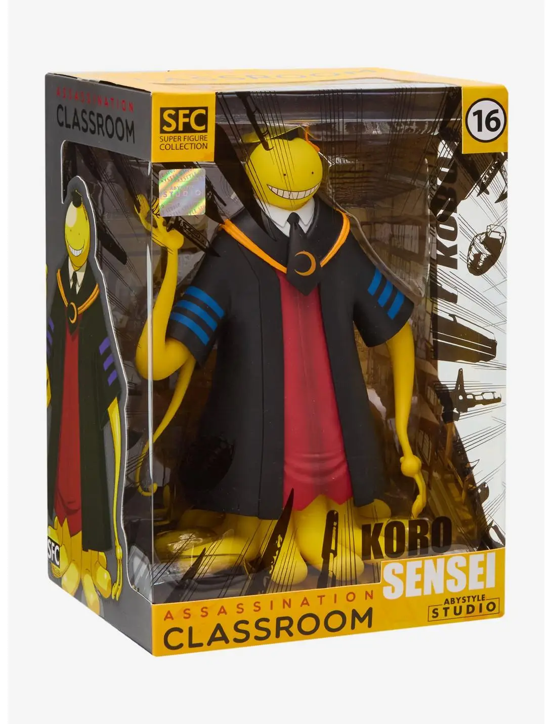 ABYStyle Studio Assassination Classroom Super Figure Collection Koro Sensei (Yellow) Figure