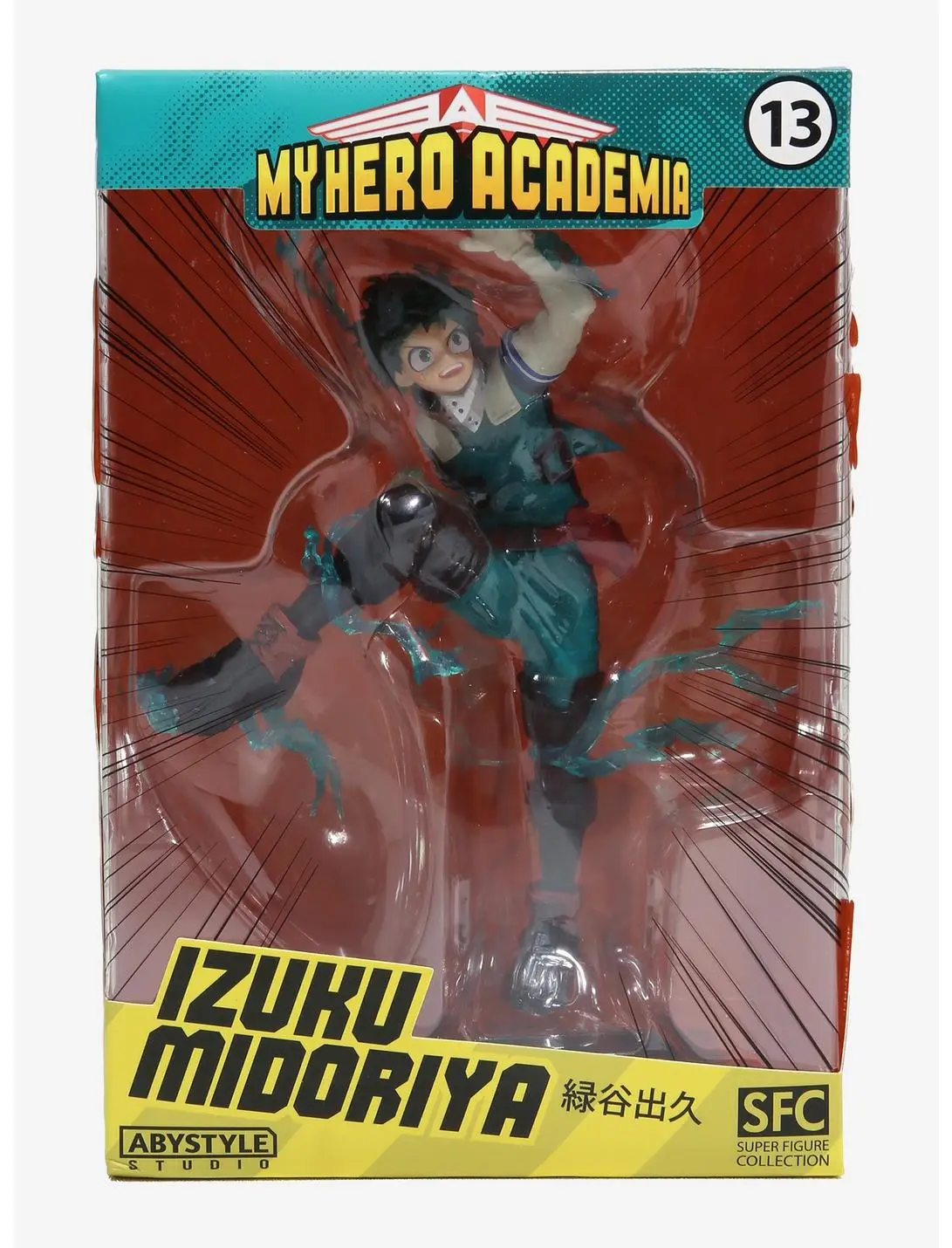 ABYStyle Studio My Hero Academia Super Figure Collection Deku "One For All" Figure