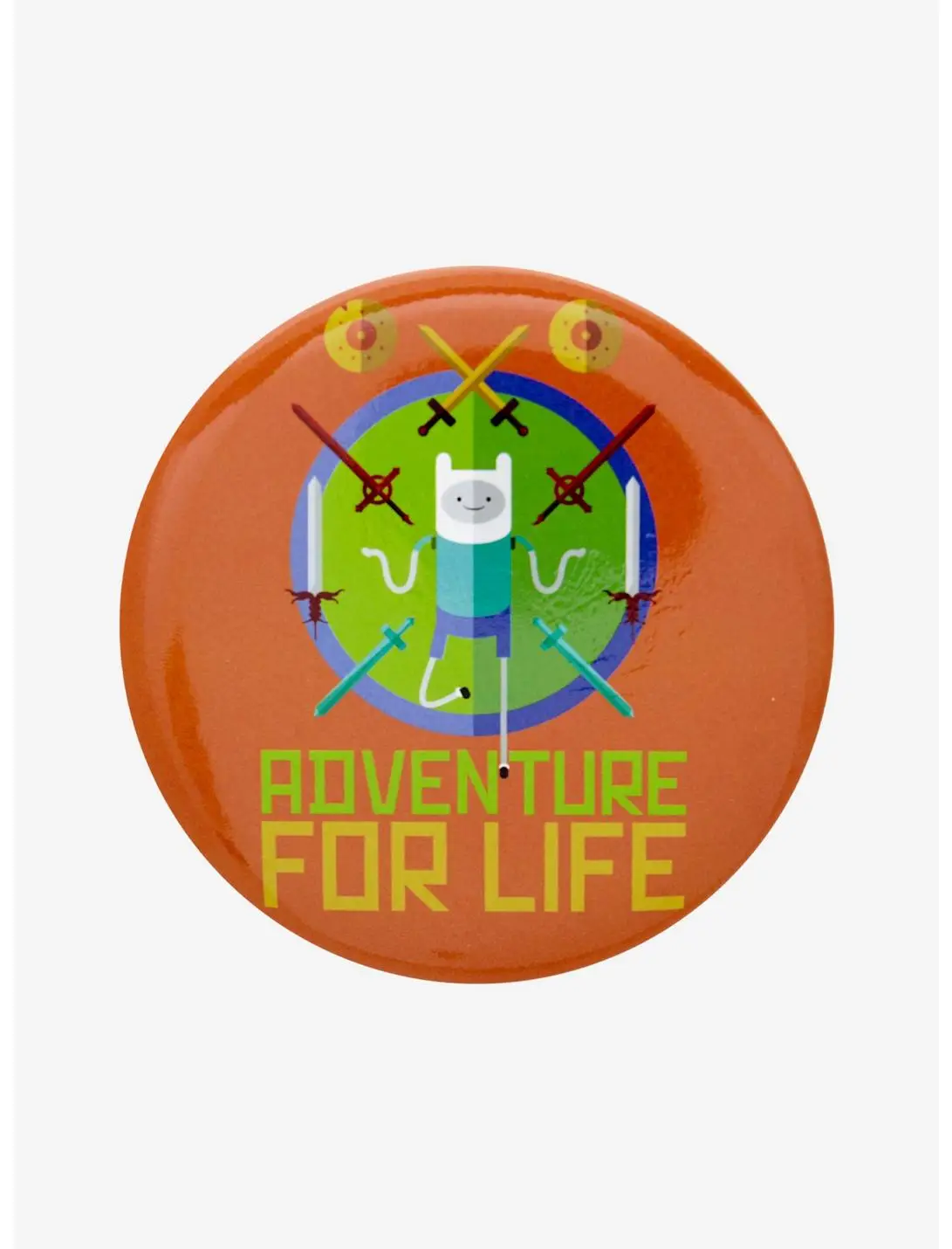 Adventure Time Adventure For Life Button Pin