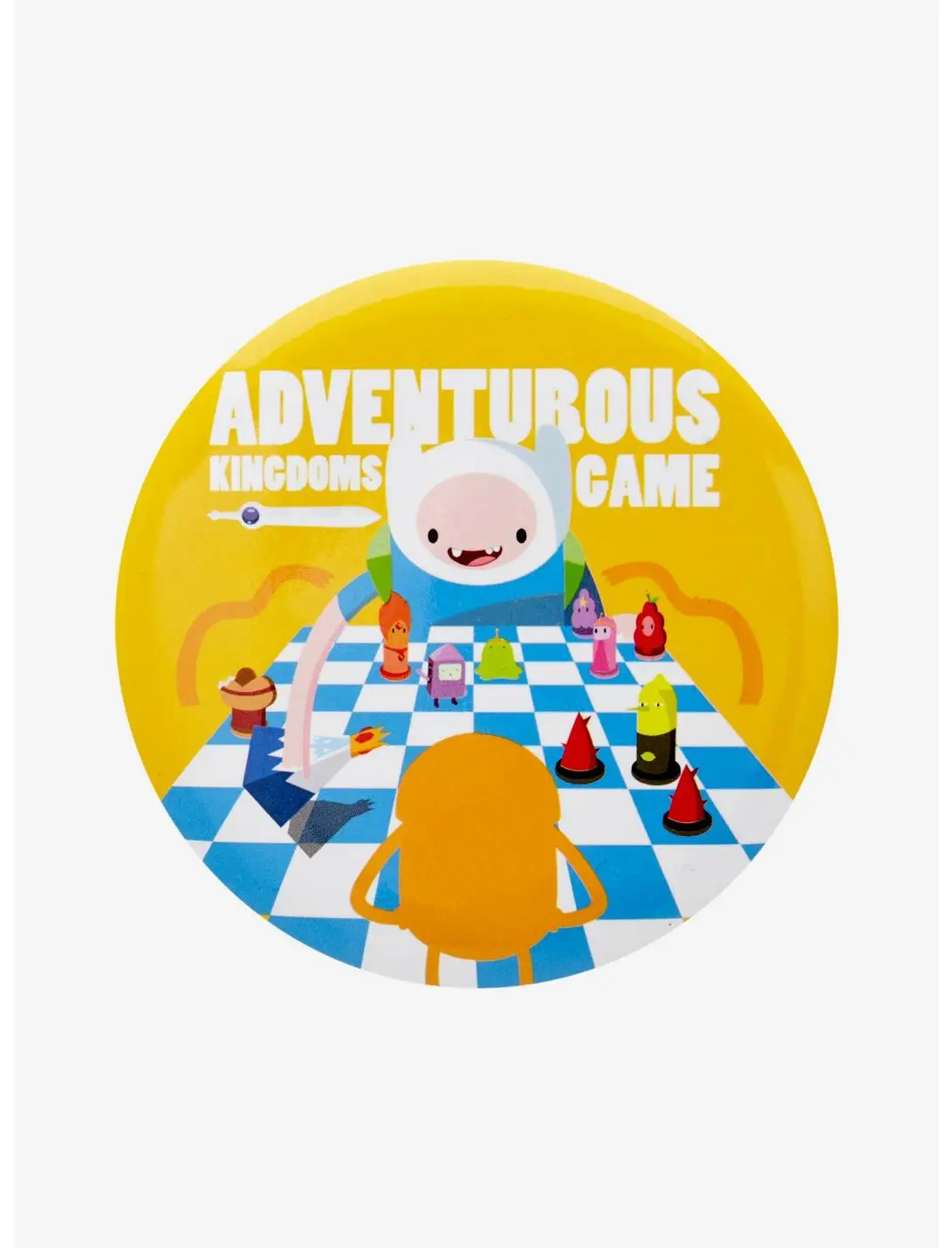 Adventure Time Adventurous Kingdoms Game Button Pin