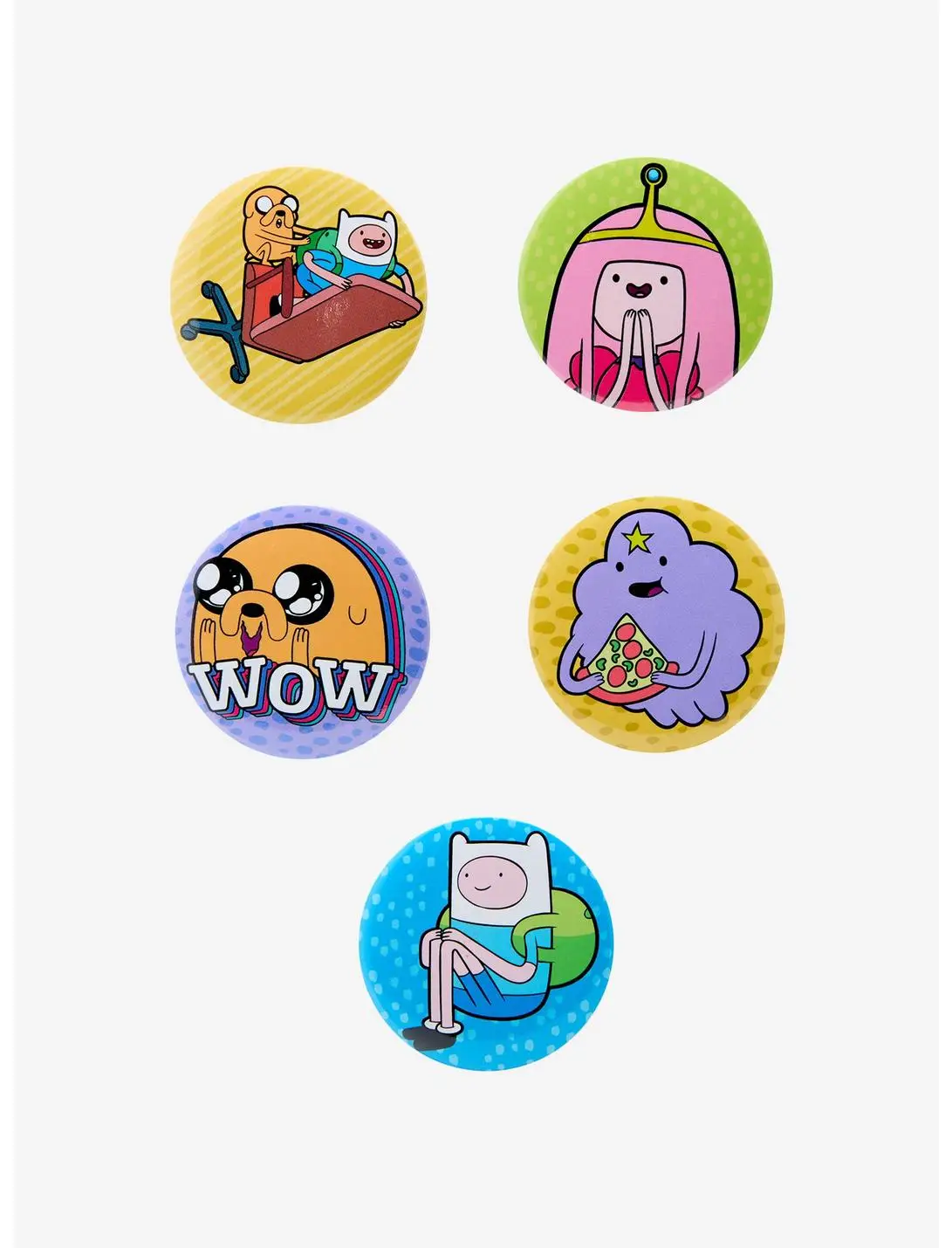 Adventure Time Characters Blind Box Button Set