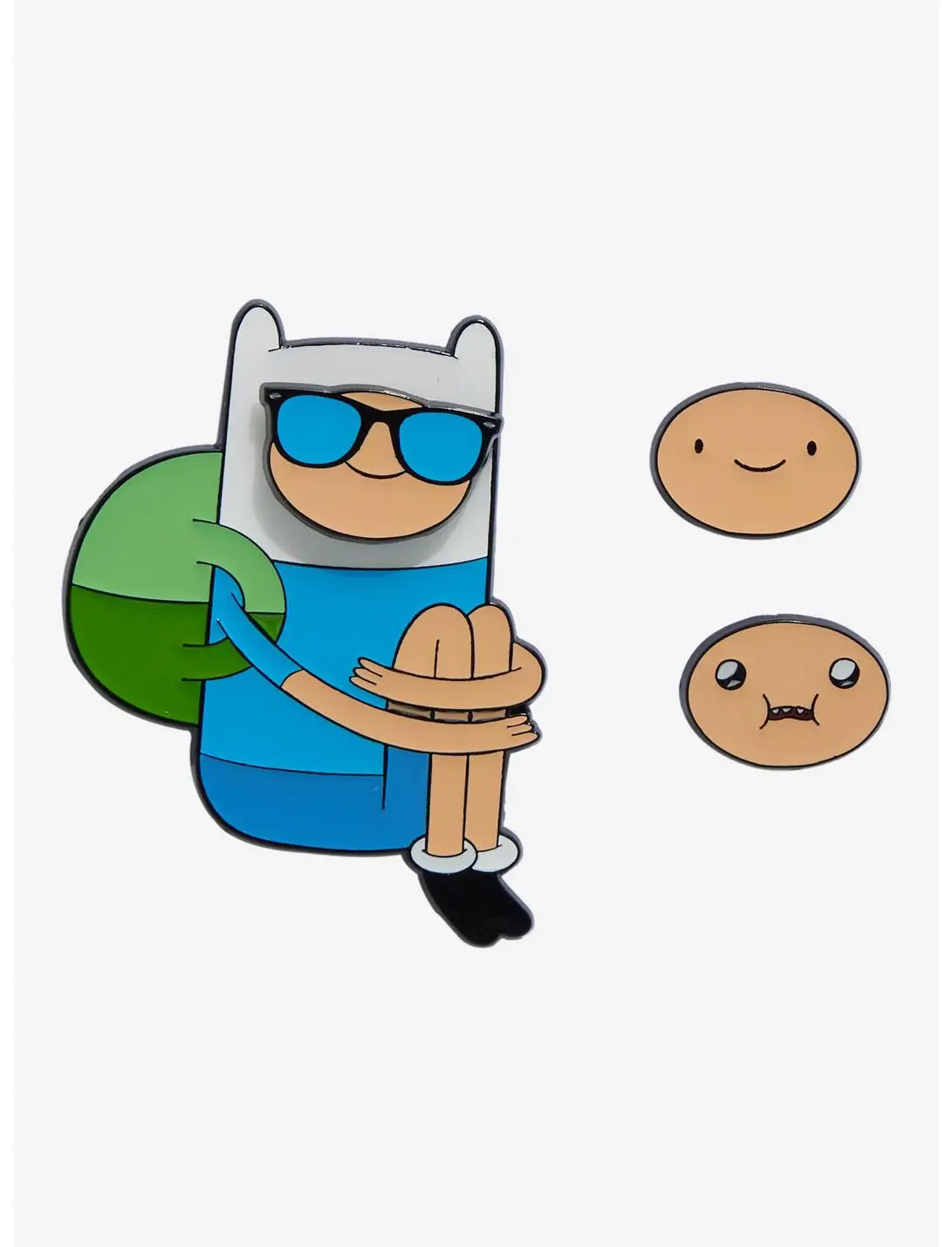 Adventure Time Finn Facial Change Enamel Pin — BoxLunch Exclusive