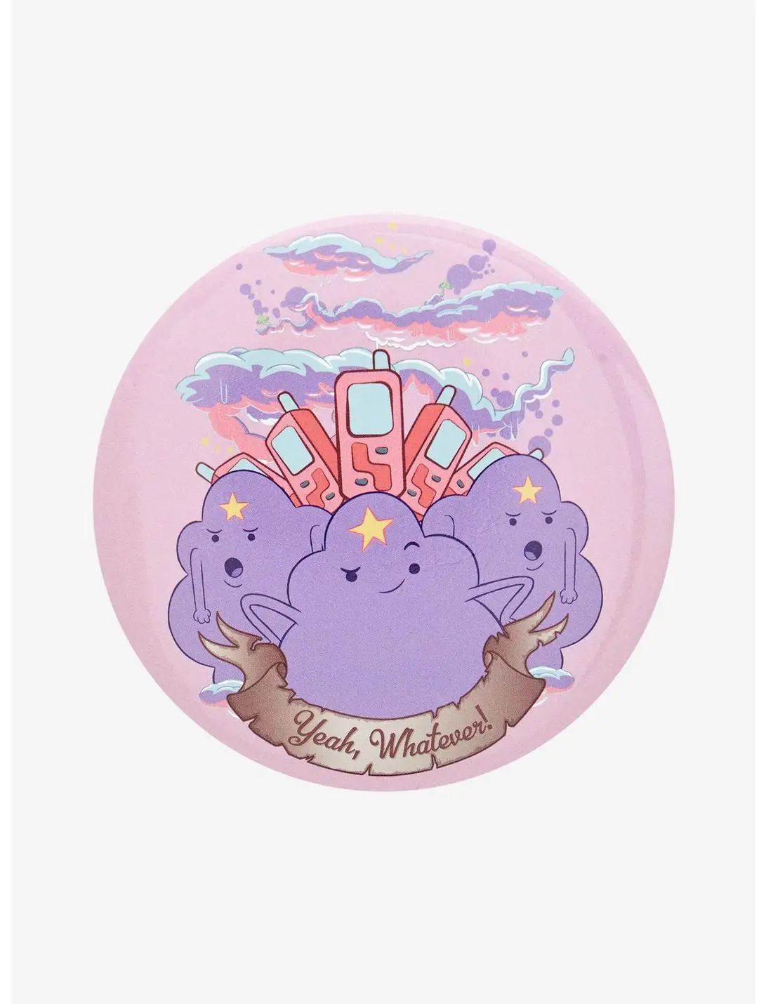 Adventure Time Lumpy Space Princess Button Pin