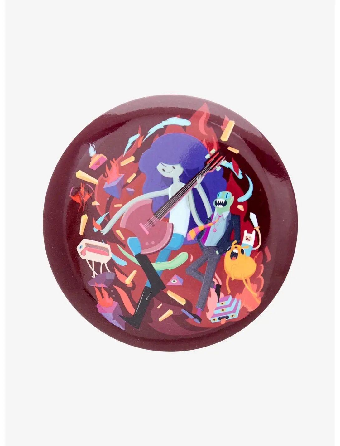 Adventure Time Marceline Guitar Button Pin