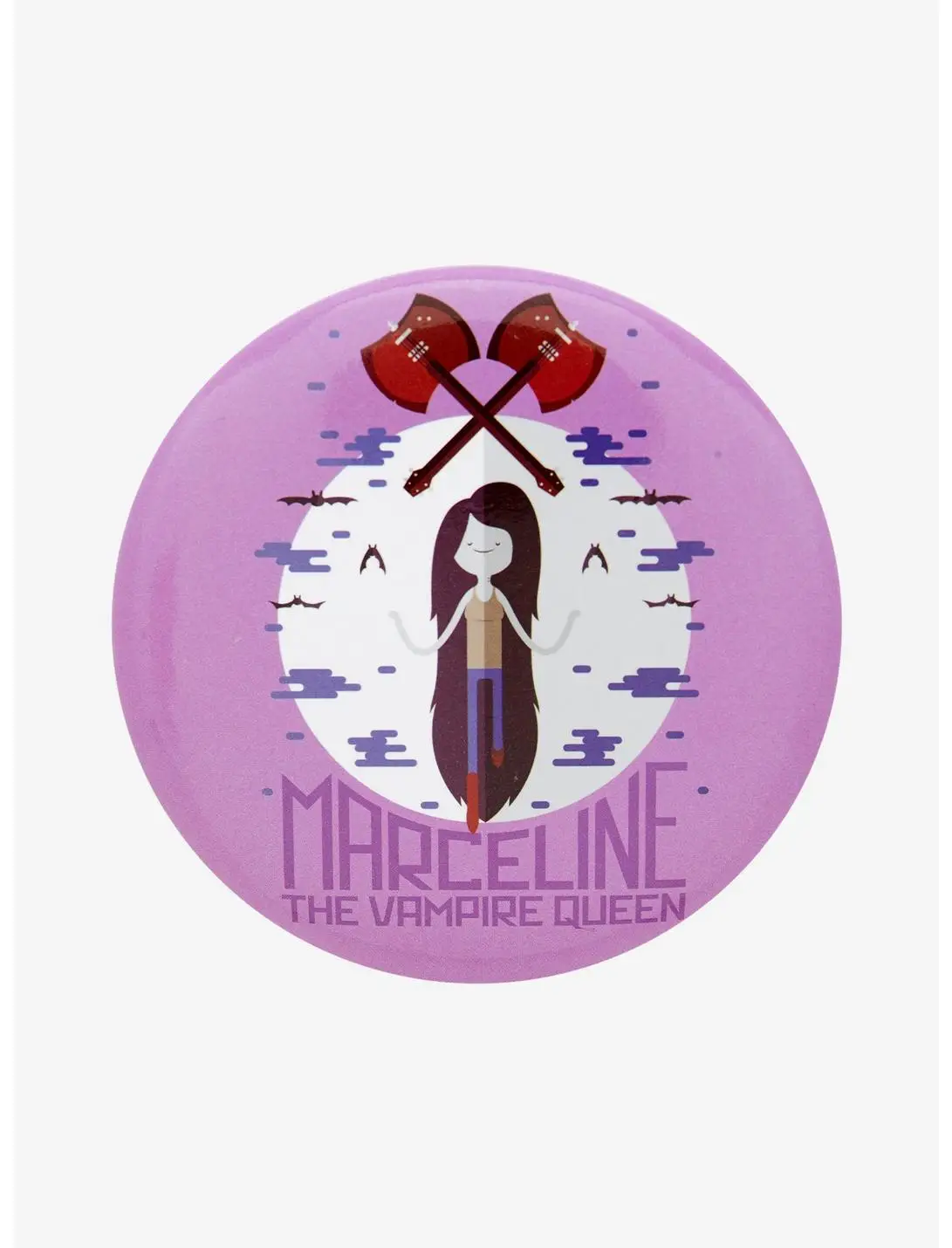 Adventure Time Marceline The Vampire Queen Button Pin