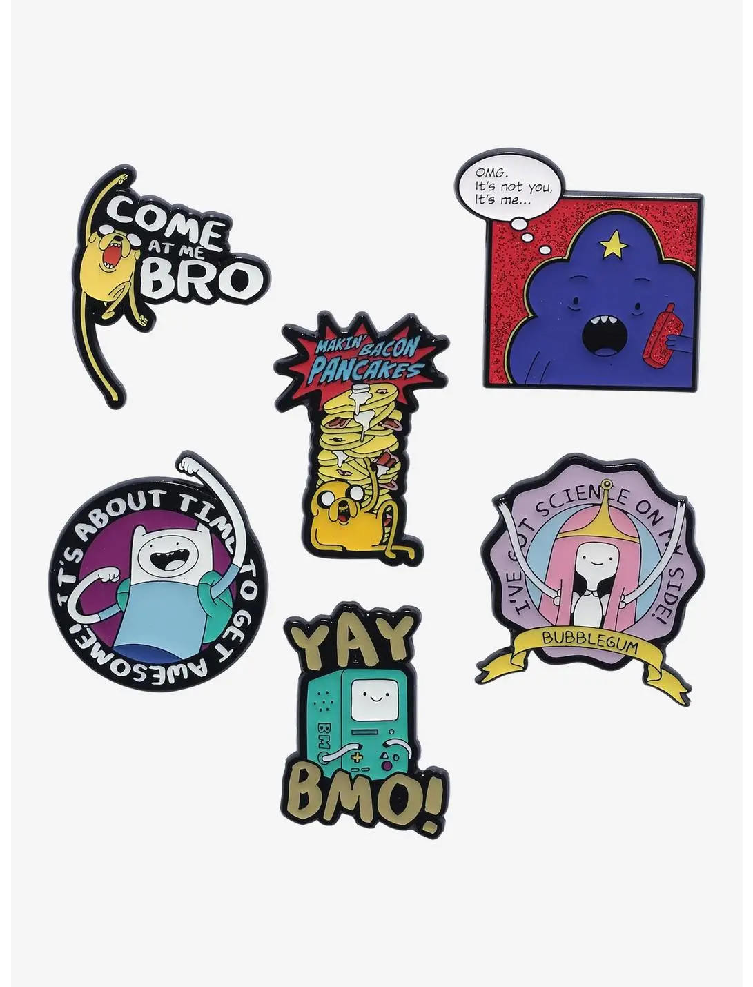 Adventure Time Phrases Blind Box Enamel Pin