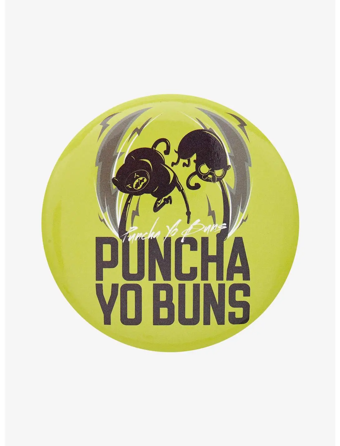 Adventure Time Puncha Yo Buns Button Pin