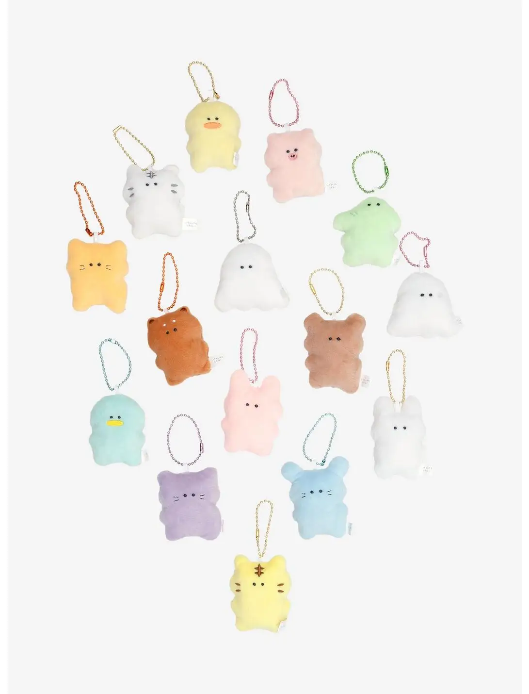 Animal Blind Assorted Plush Keychain