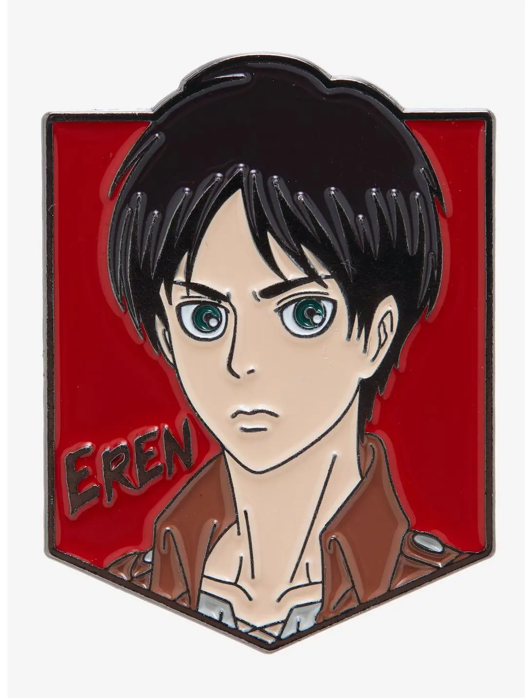 Attack on Titan Eren Jaegar Portrait Enamel Pin - BoxLunch Exclusive
