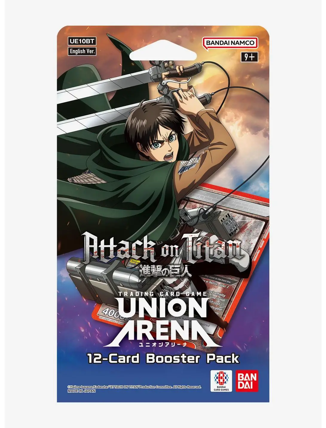 Attack on Titan Union Arena Trading Card Game Booster Pack