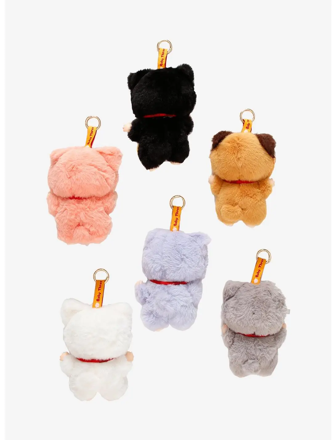 Baby Three Billionaire Cat Blind Box Plush Keychain
