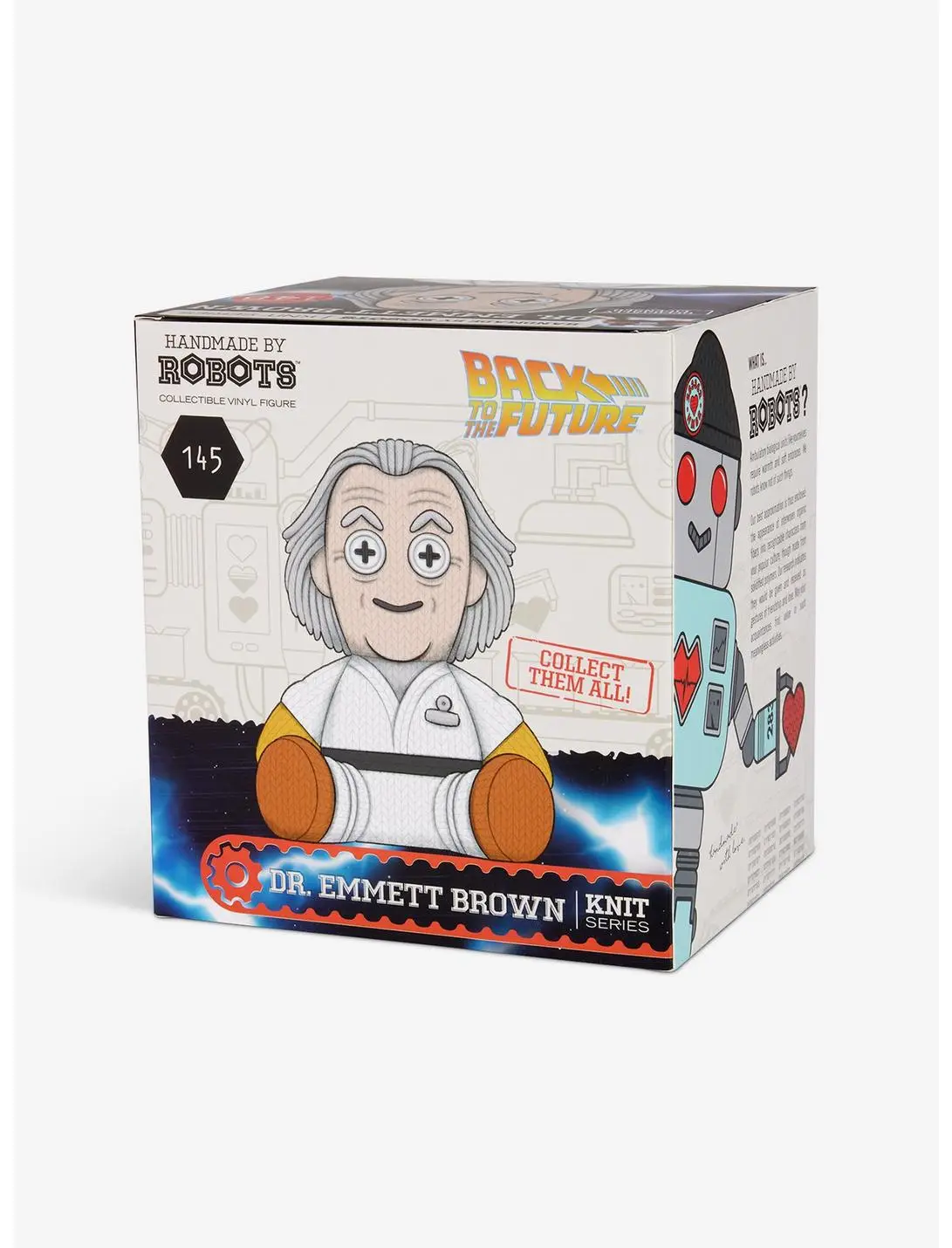 Back to the Future Dr. Brown 145 Handmade by Robots Vinyl Figure