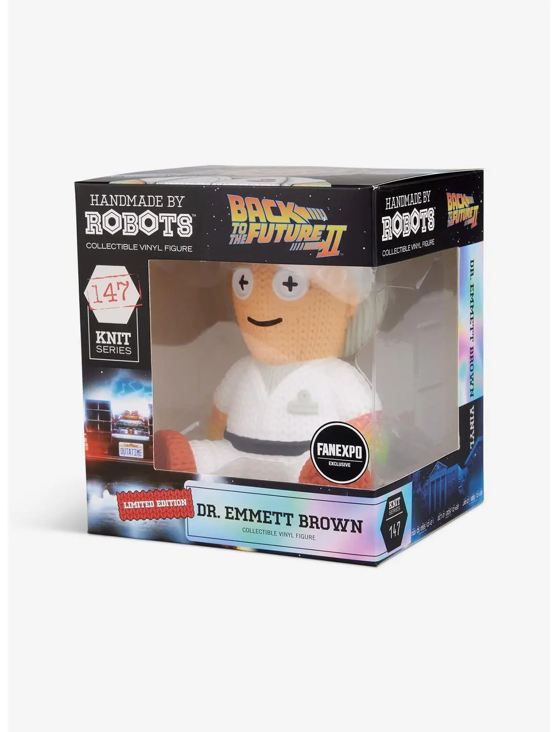 Back to the Future Dr. Brown 147 Limited Edition Shimmer Handmade by Robots Vinyl Figure