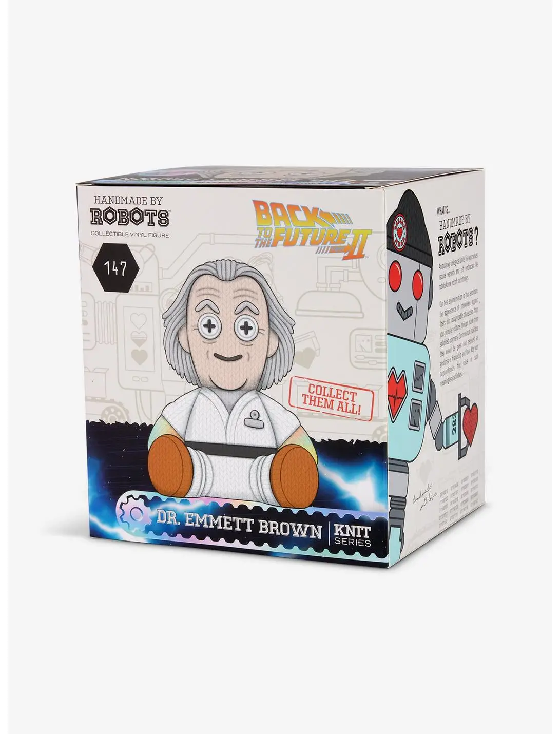 Back to the Future Dr. Brown 147 Limited Edition Shimmer Handmade by Robots Vinyl Figure