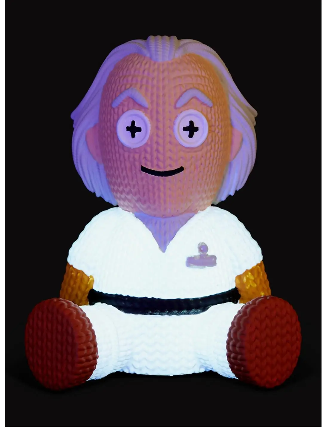 Back to the Future Dr. Brown 153 Limited Edition Glow In The Dark Handmade by Robots Vinyl Figure