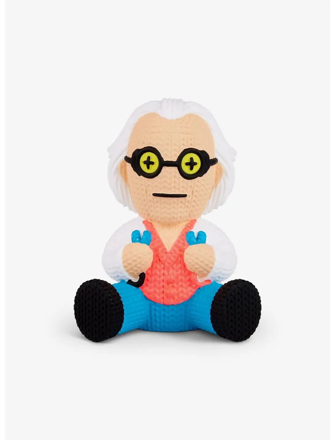 Back to the Future Dr. Brown Cables 149 Limited Edition Blacklight Handmade by Robots Vinyl Figure