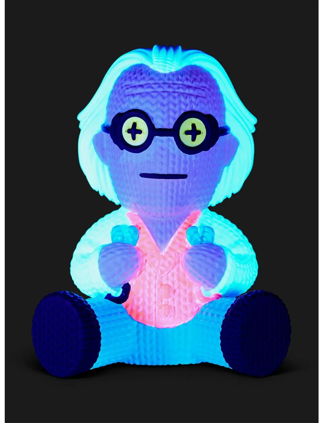 Back to the Future Dr. Brown Cables 149 Limited Edition Blacklight Handmade by Robots Vinyl Figure