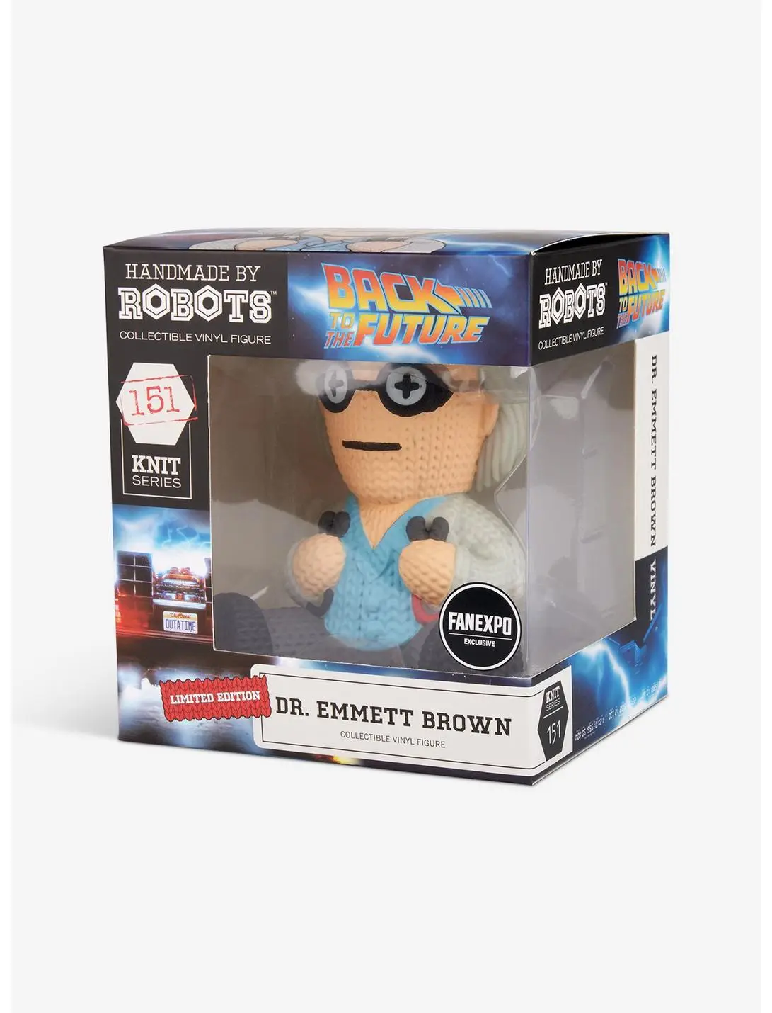 Back to the Future Dr. Brown Cables 151 Limited Edition Handmade by Robots Vinyl Figure