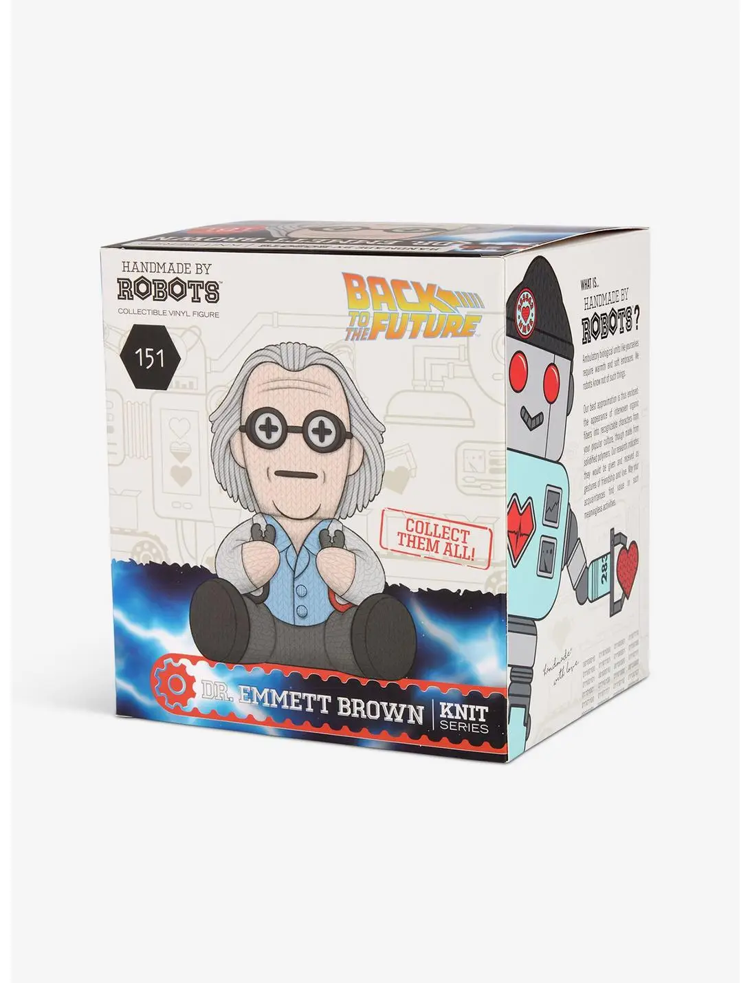 Back to the Future Dr. Brown Cables 151 Limited Edition Handmade by Robots Vinyl Figure