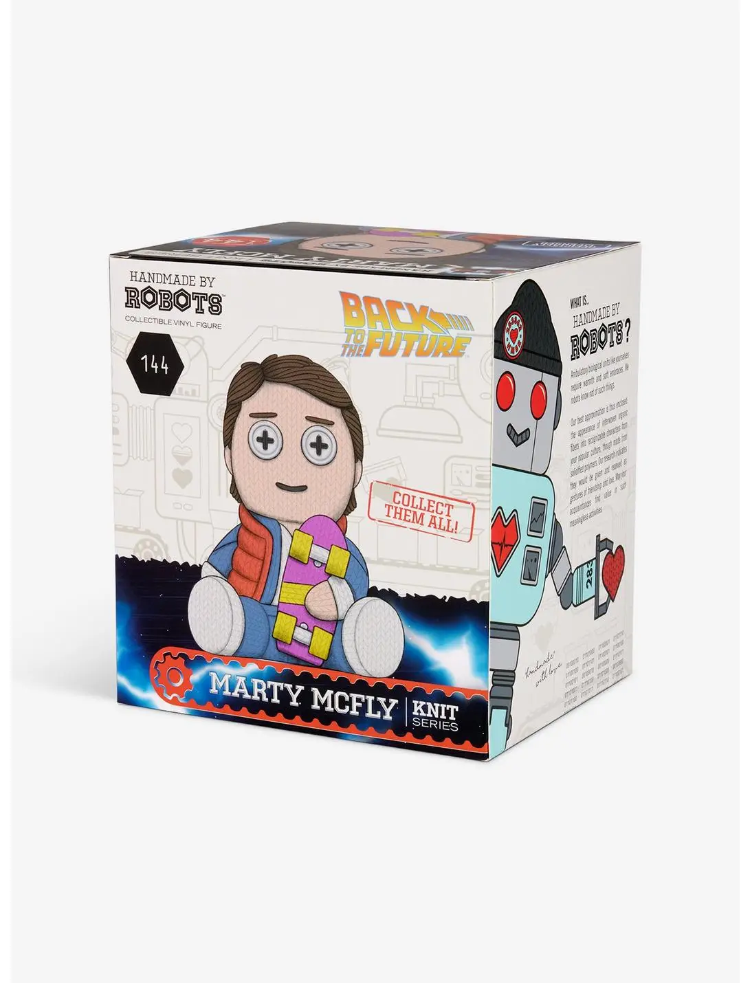 Back to the Future Marty Skateboard 144 Handmade by Robots Vinyl Figure