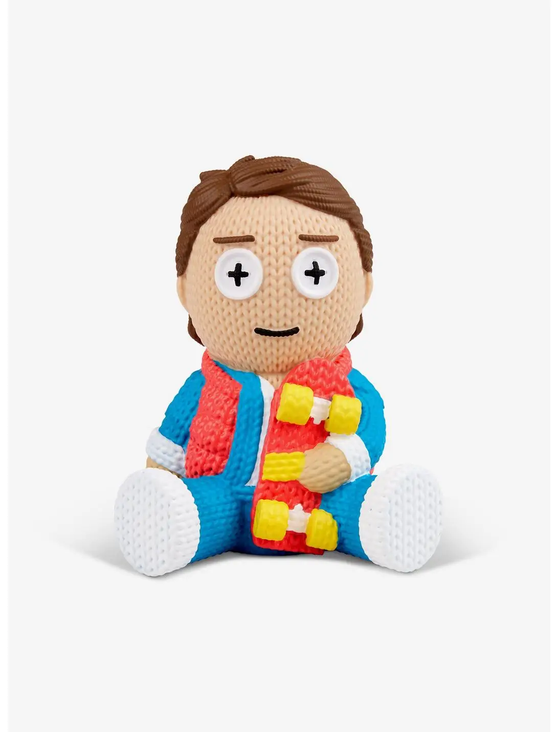 Back to the Future Marty Skateboard 148 Limited Edition Blacklight Handmade by Robots Vinyl Figure