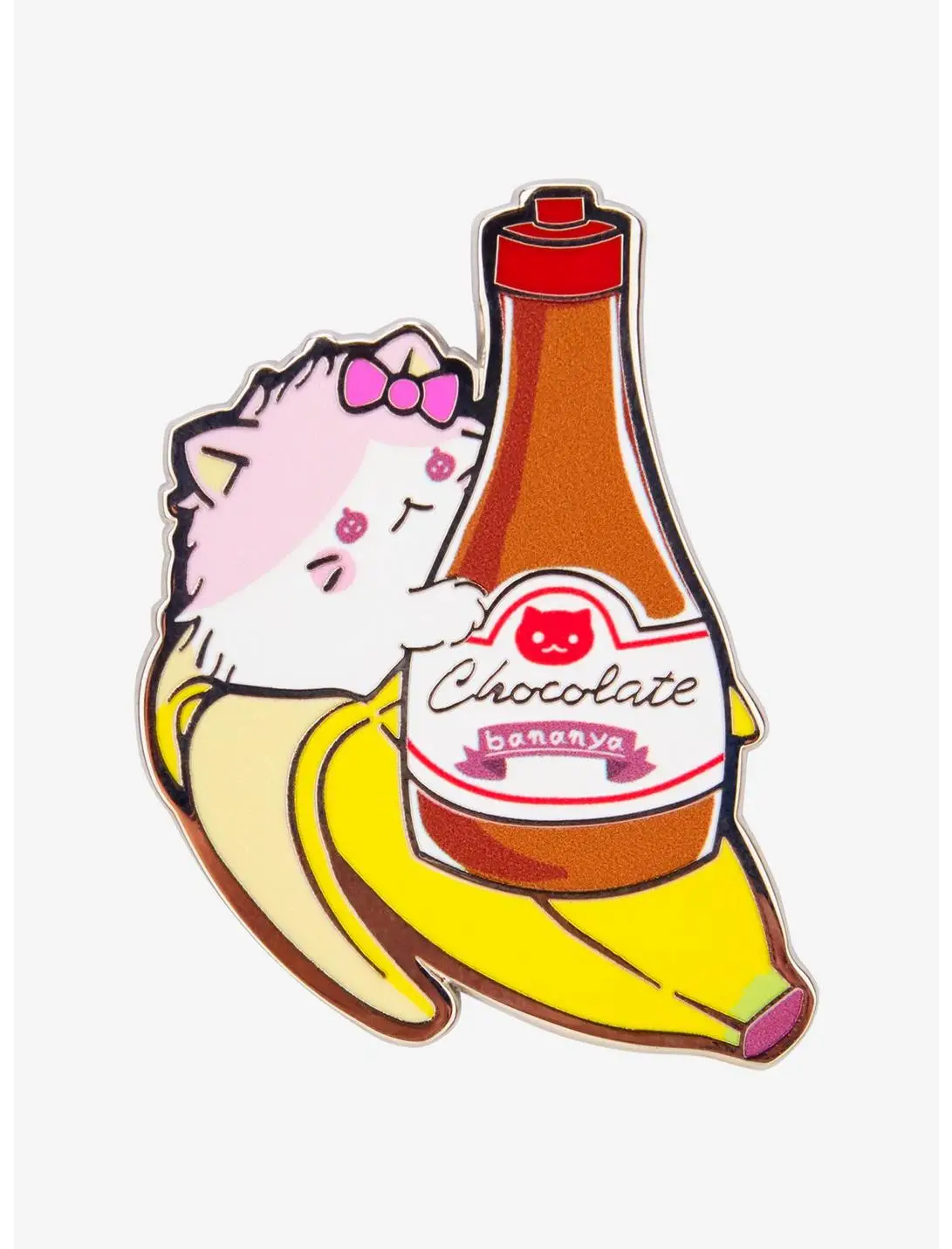 Bananya Chocolate Bananyako Enamel Pin - BoxLunch Exclusive