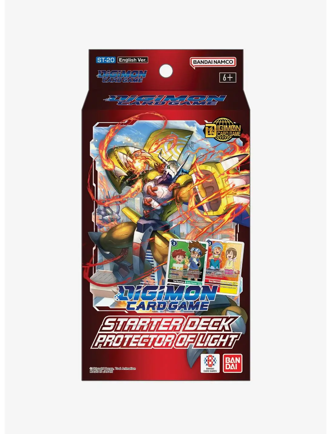 Bandai Namco Digimon Card Protector of Light Starter Deck