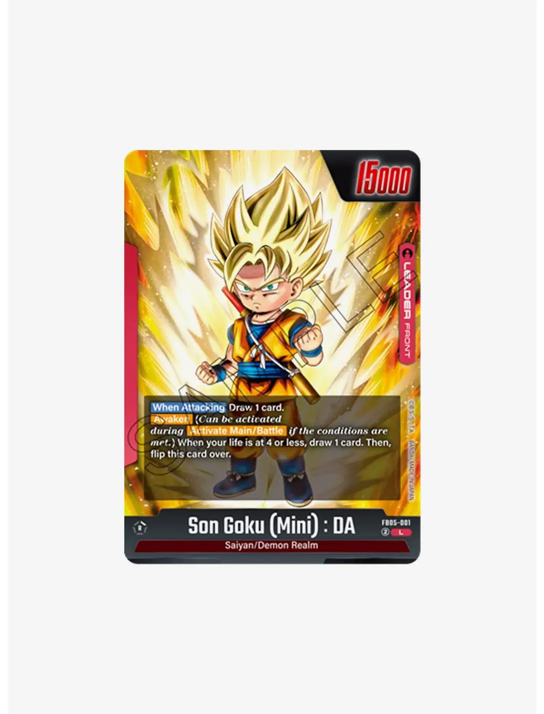 Bandai Namco Dragon Ball Super Card Game Fusion World New Adventure Booster Pack