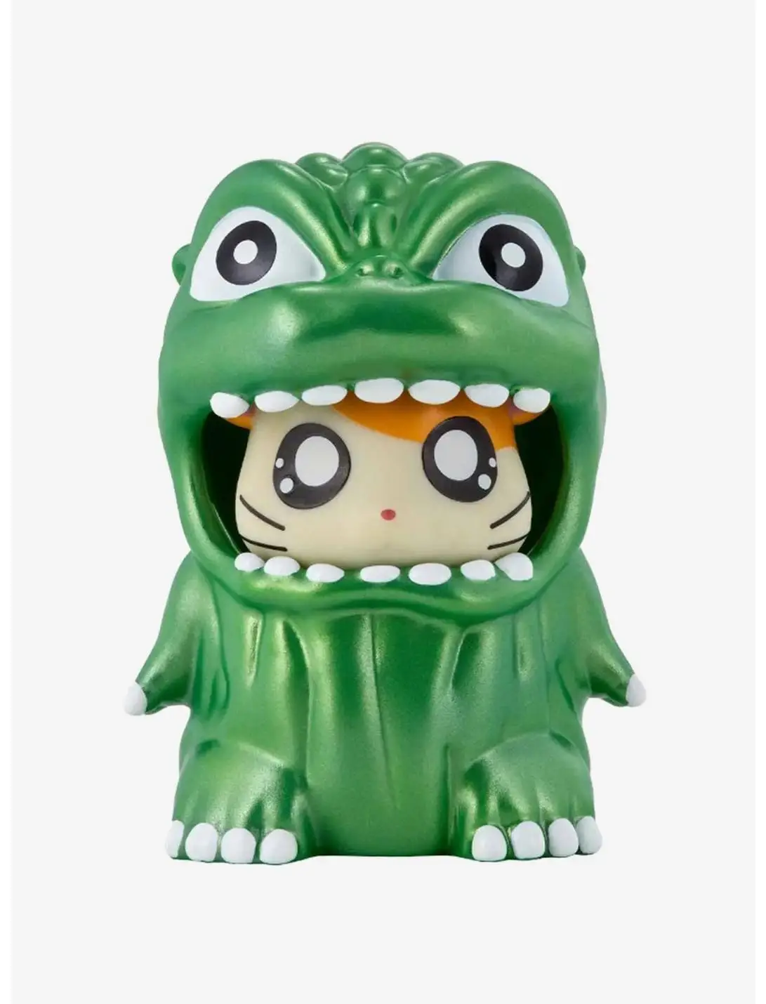 Bandai Namco Godzilla x Hamtaro Movie Monster Series Godziham-kun Figure (Metallic Green Ver.)