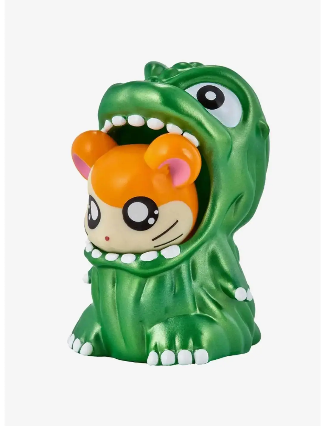Bandai Namco Godzilla x Hamtaro Movie Monster Series Godziham-kun Figure (Metallic Green Ver.)
