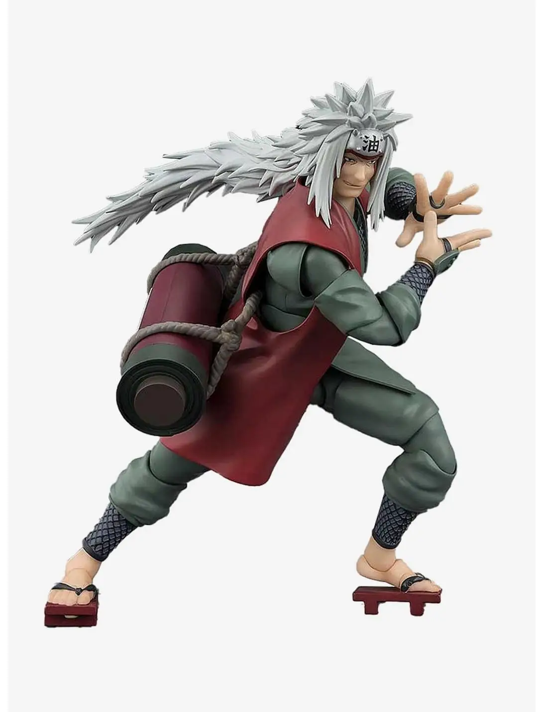 Bandai Namco Naruto Shippuden S.H.Figuarts Jiraiya- Hidden Leaf Heroic Master Sage- (Sage Mode Set) Figure