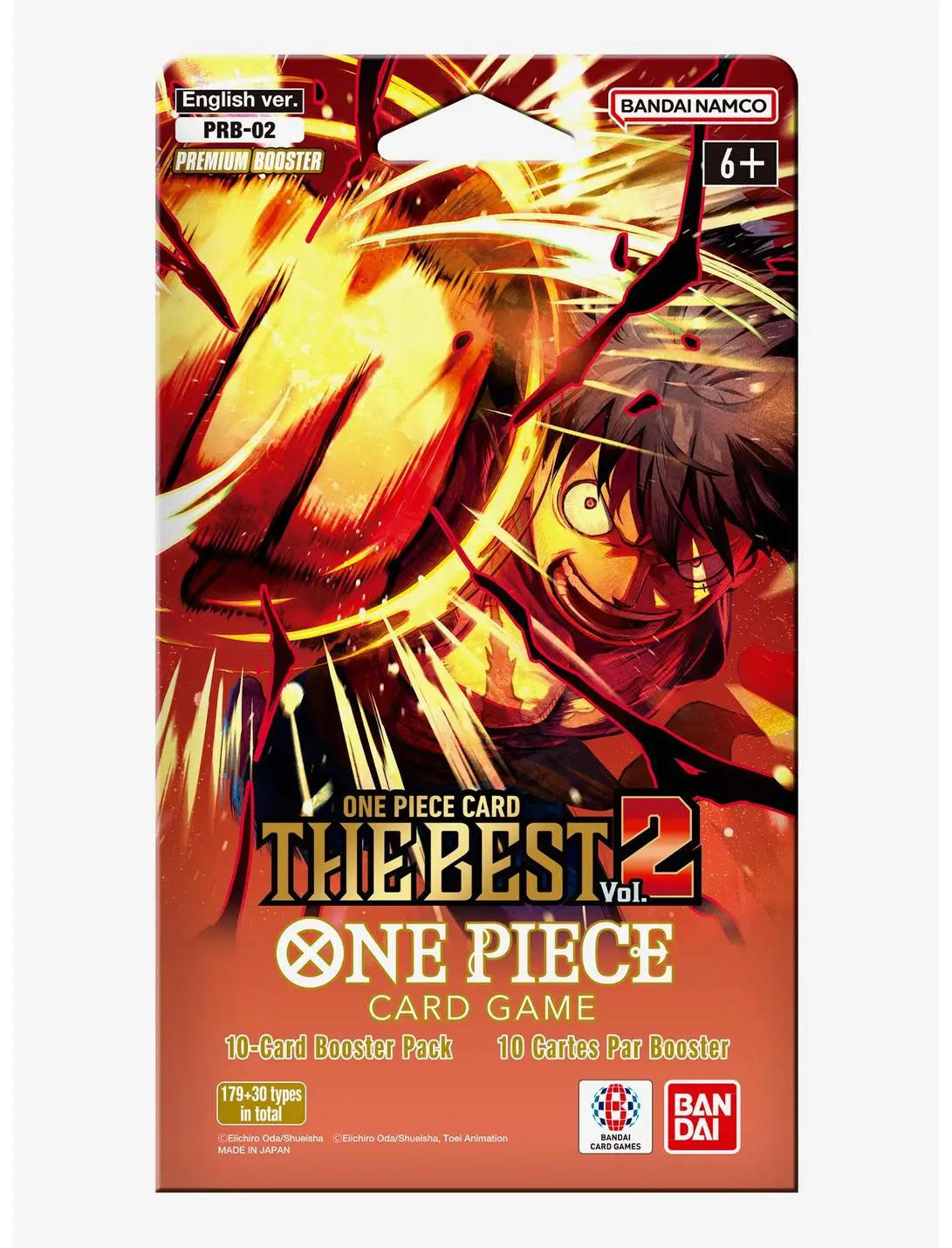Bandai Namco One Piece The Best Vol. 2 Premium Booster Pack