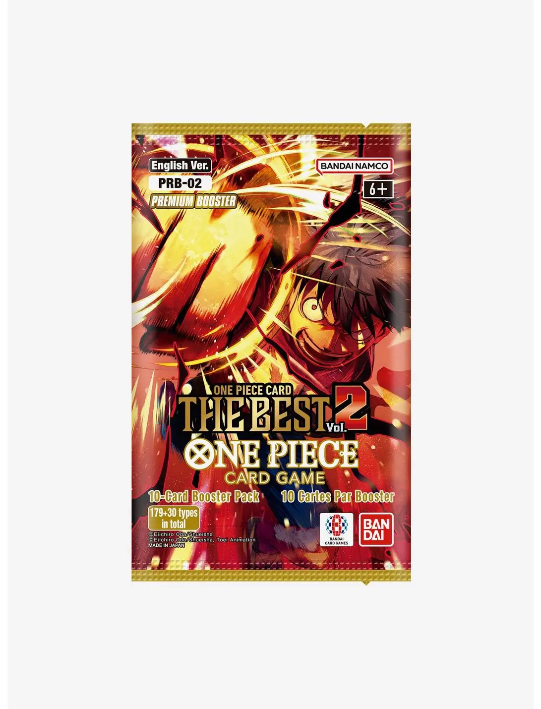 Bandai Namco One Piece The Best Vol. 2 Premium Booster Pack