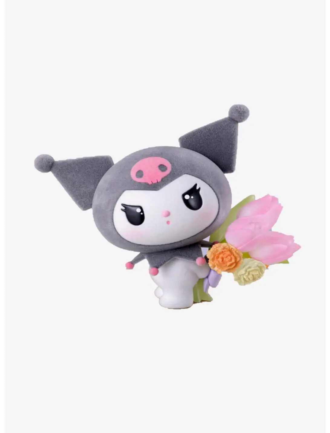 Bandai Namco Sanrio Rowtashii Noise mofamofy Kuromi Flocked Figure