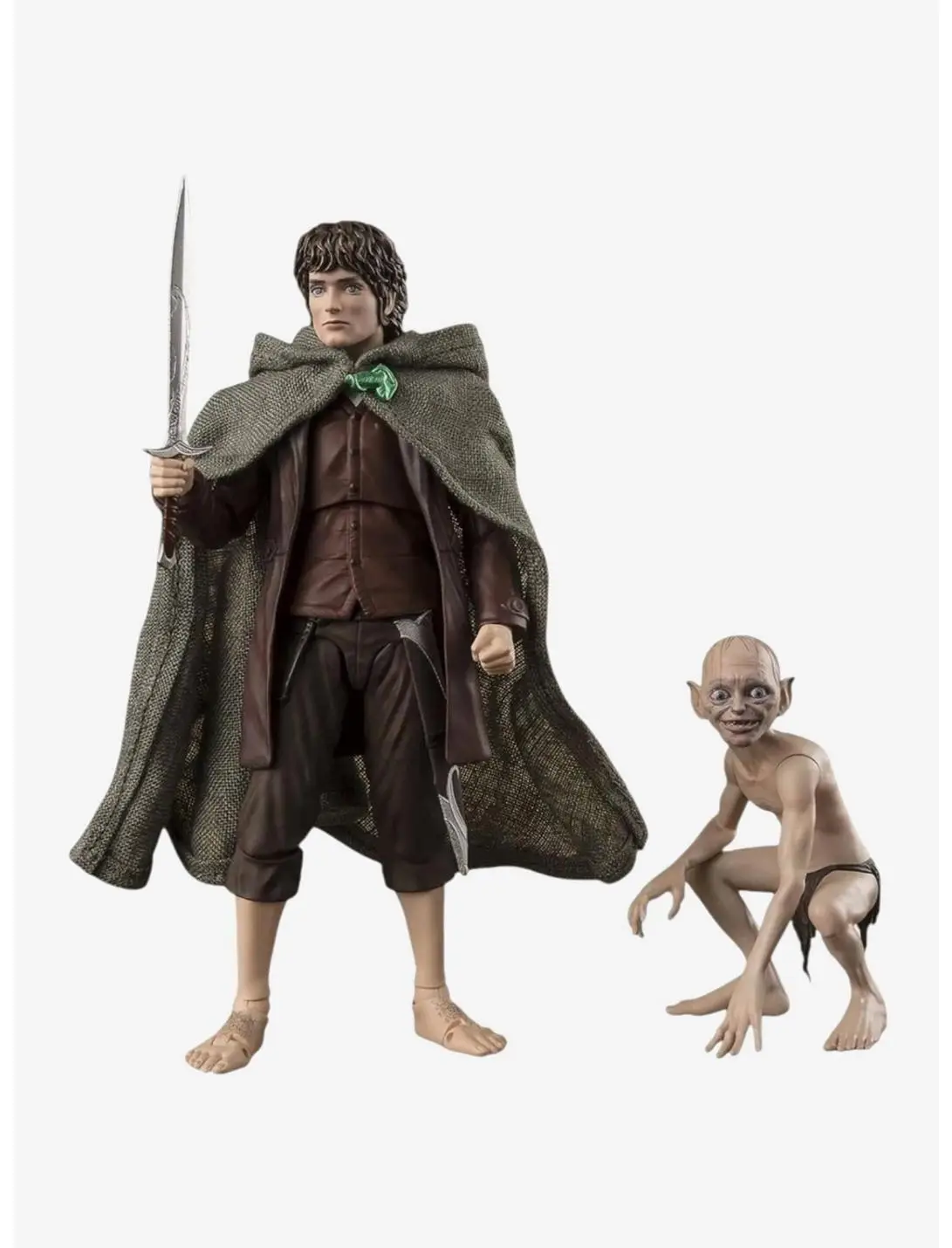 Bandai Namco The Lord of The Rings: The Fellowship of The Ring S.H.Figuarts Frodo Baggins & Gollum Figure Set