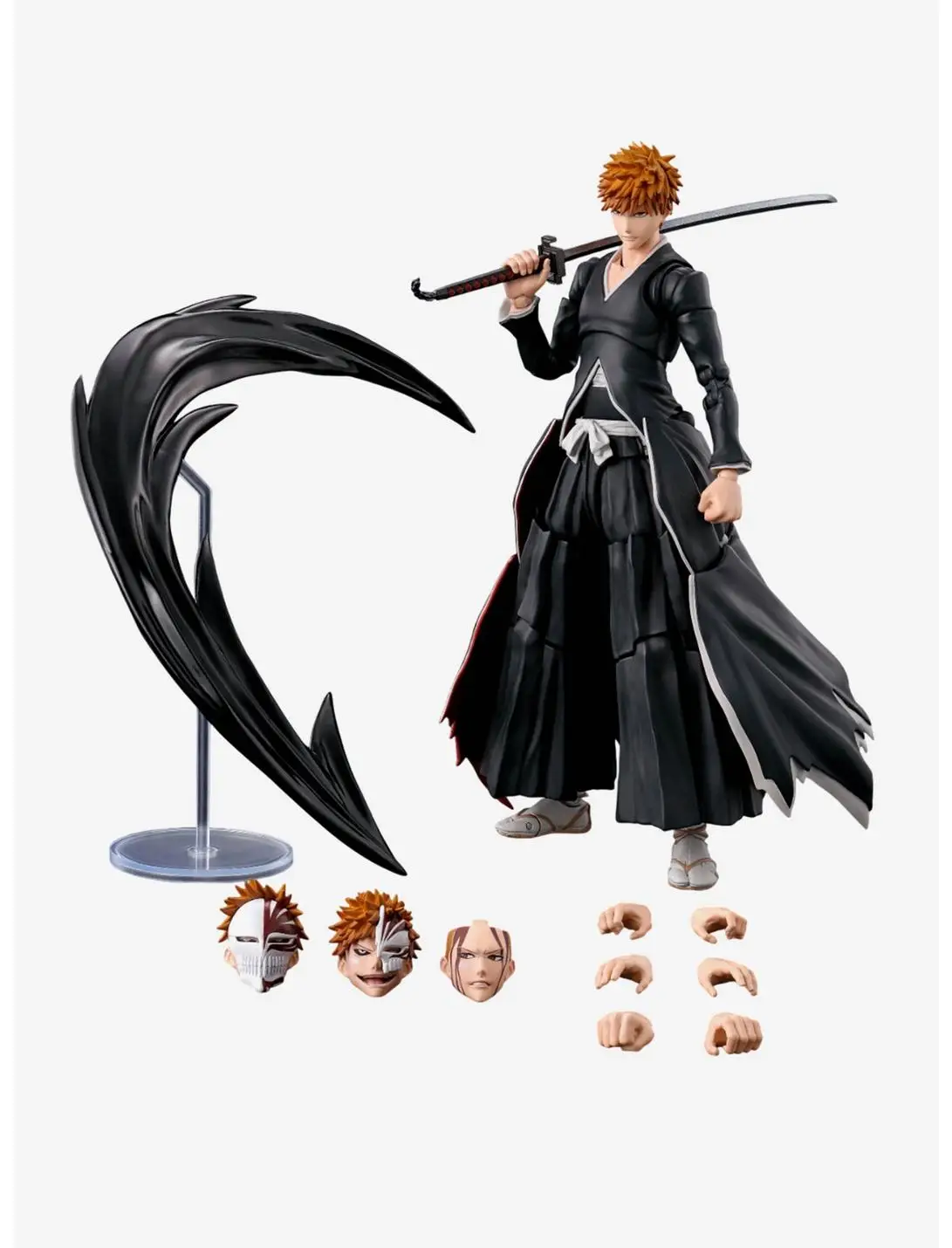 Bandai Spirits BLEACH S.H. Figuarts Ichigo Kurosaki Figure (Getsugatensho Ver.)