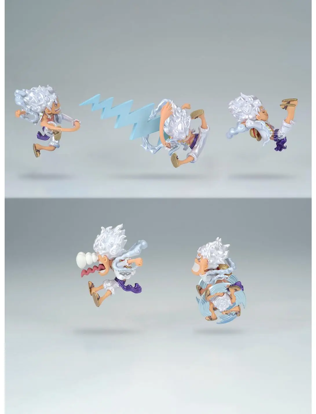 Banpresto One Piece World Collectable Figure Monkey D. Luffy Gear Blind Box Figure (Special Metallic Color Ver.)