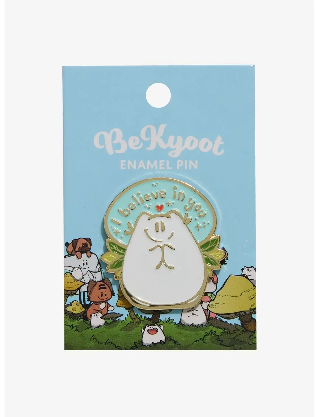 BeKyoot Floof I Believe In You Enamel Pin