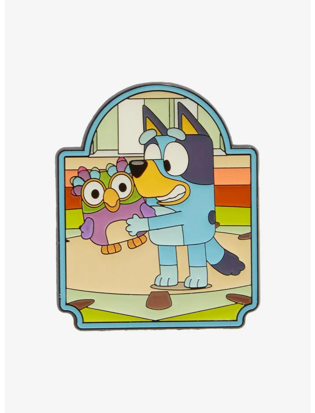 Bluey Chattermax Framed Enamel Pin — BoxLunch Exclusive