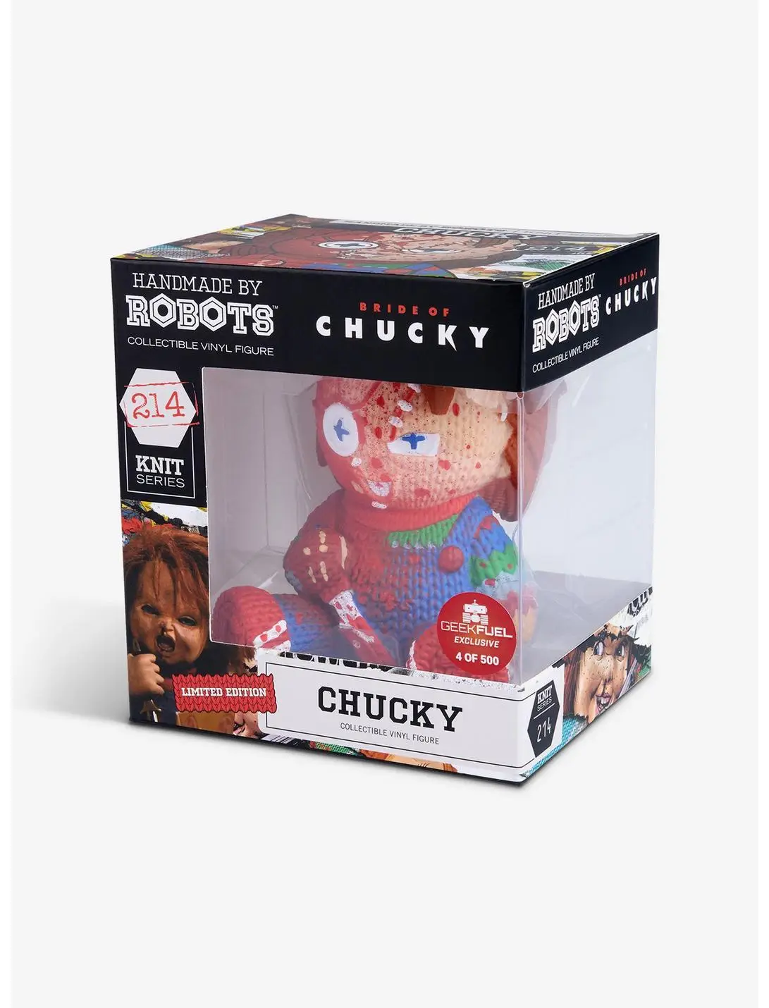 Bride of Chucky Chucky 214 Limited Edition Bloody Handmade by Robots Vinyl Figure