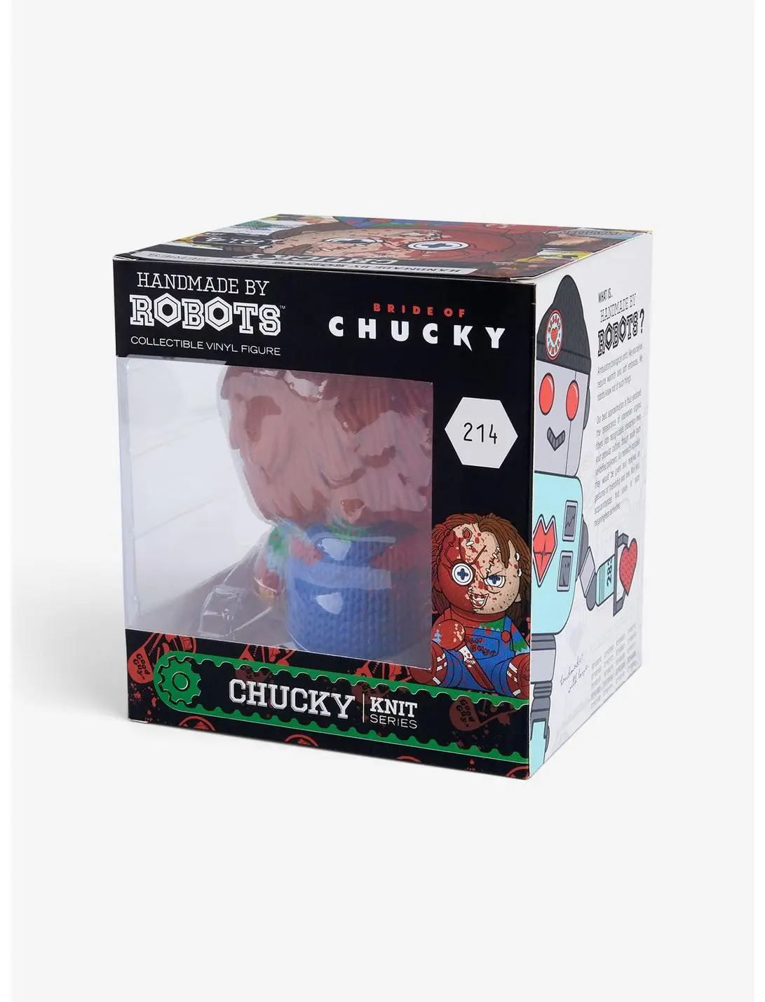 Bride of Chucky Chucky 214 Limited Edition Bloody Handmade by Robots Vinyl Figure